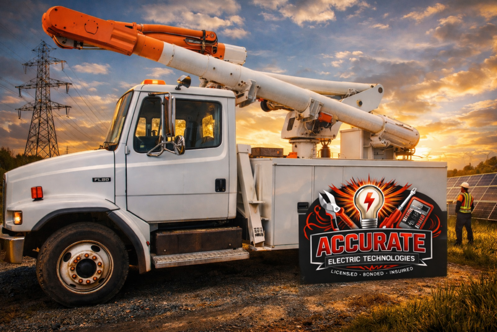 Accurate Electric Technologies big rig in Medford, Oregon